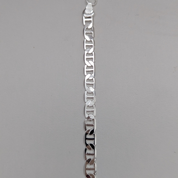 .925 Sterling Silver Necklace and Bracelet Set - Picture 2 of 4